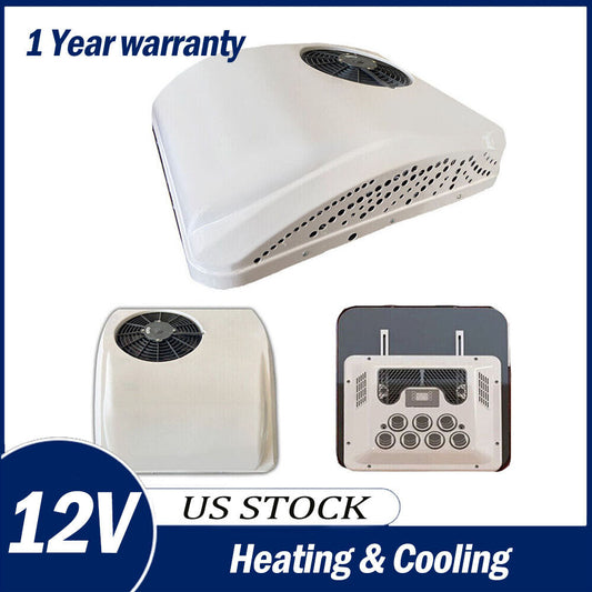 DC 12V RV Air Conditioner Electric Rooftop Cooling AC Unit US Fit RV motorhome